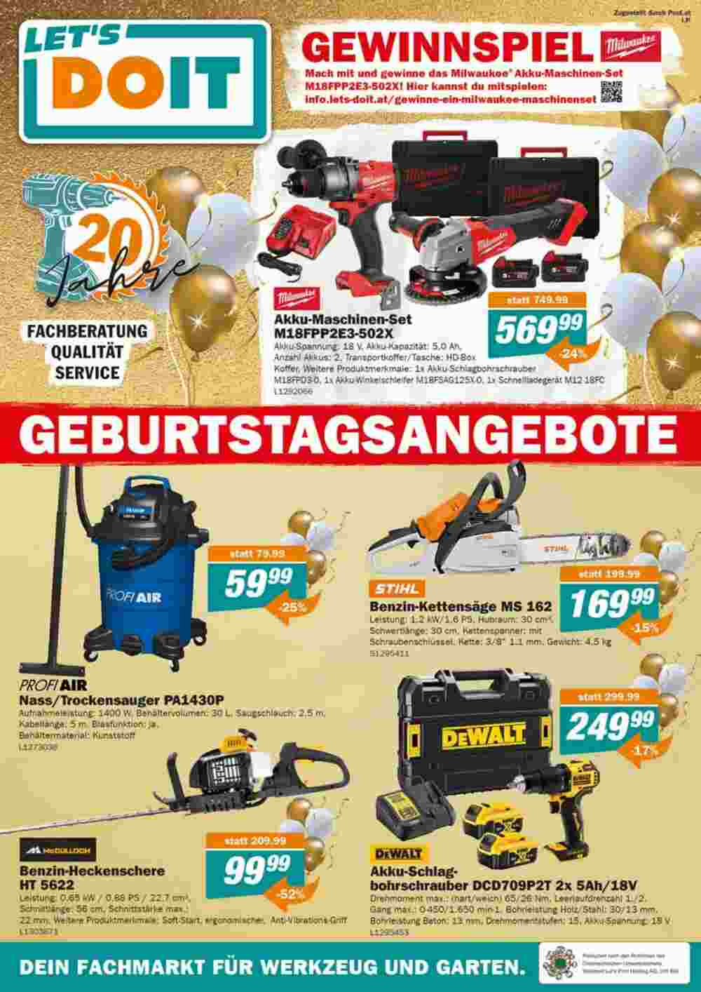 Let's Do It Baumarkt Flugblatt (ab 11.09.2024) - Angebote und Prospekt - Seite 1