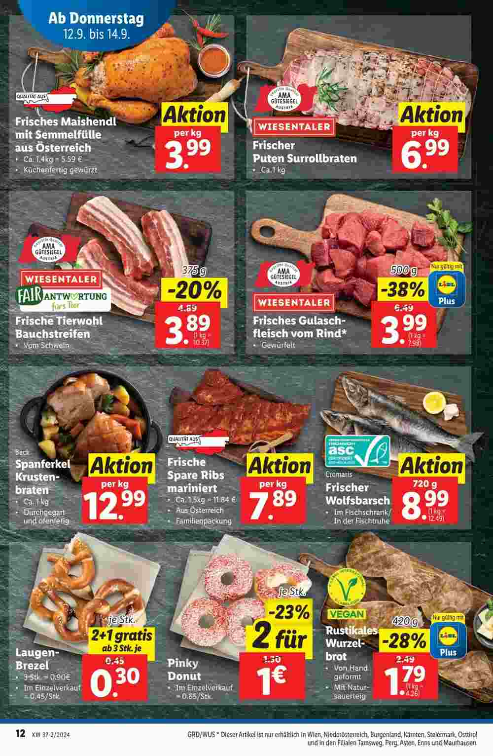 Lidl Flugblatt (ab 12.09.2024) - Angebote und Prospekt - Seite 12