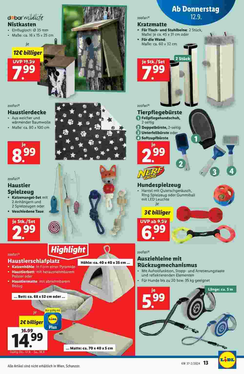 Lidl Flugblatt (ab 12.09.2024) - Angebote und Prospekt - Seite 13