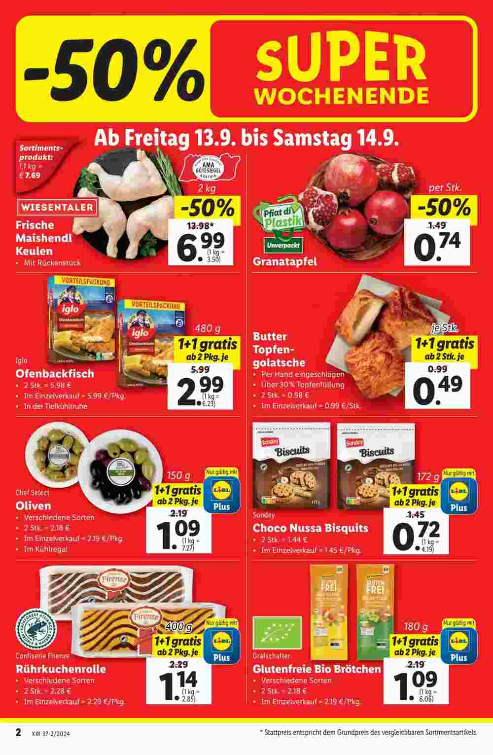 Lidl Flugblatt (ab 12.09.2024) - Angebote und Prospekt - Seite 2