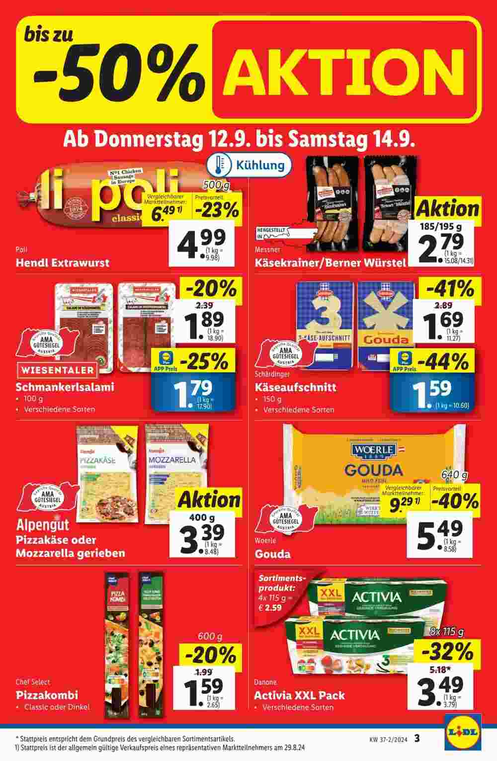 Lidl Flugblatt (ab 12.09.2024) - Angebote und Prospekt - Seite 3