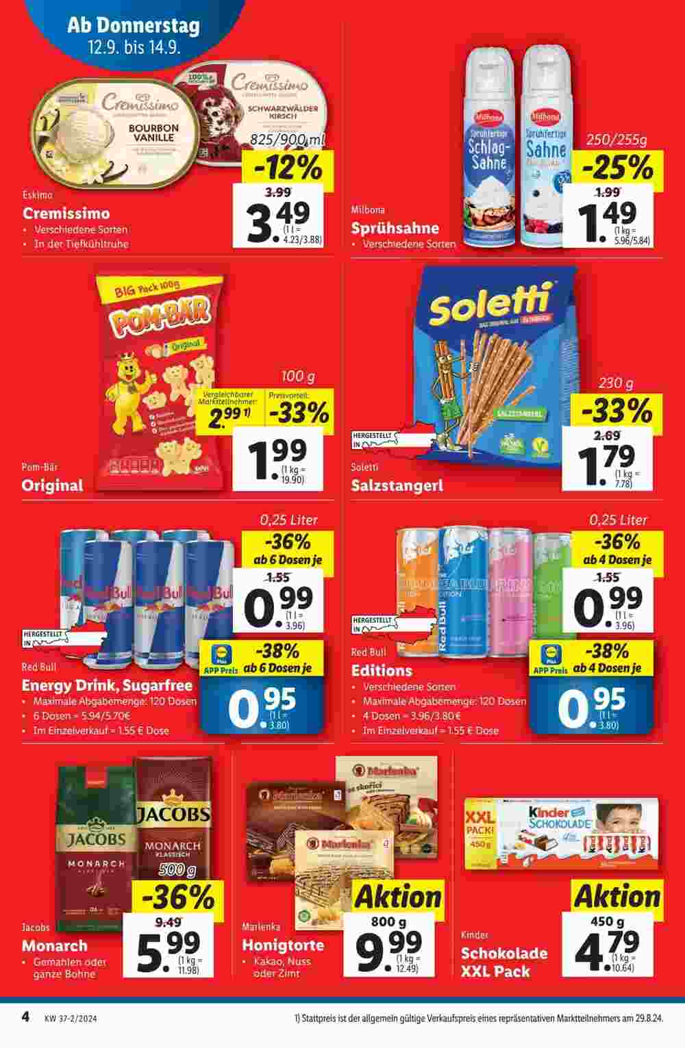 Lidl Flugblatt (ab 12.09.2024) - Angebote und Prospekt - Seite 4