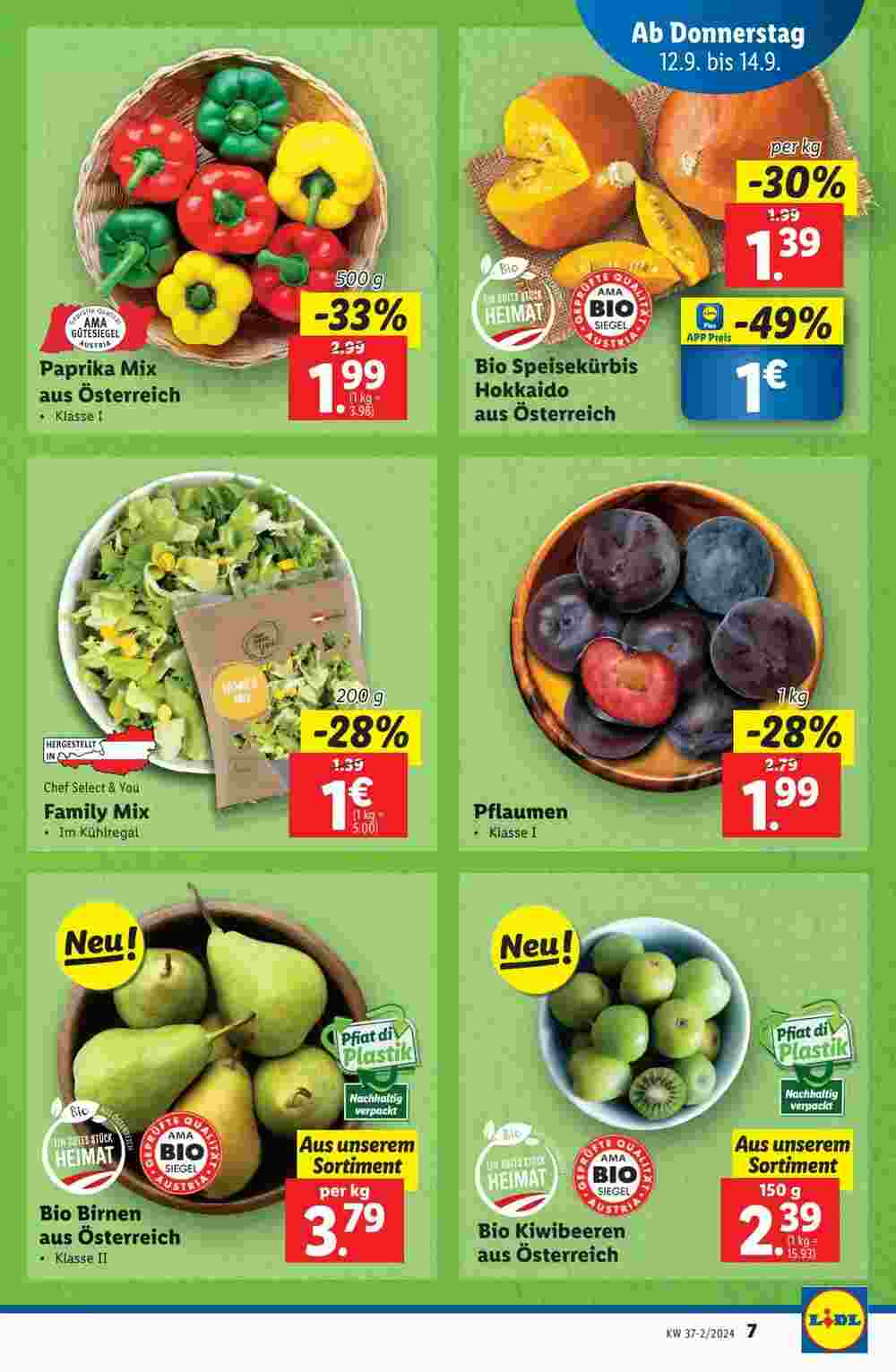 Lidl Flugblatt (ab 12.09.2024) - Angebote und Prospekt - Seite 7