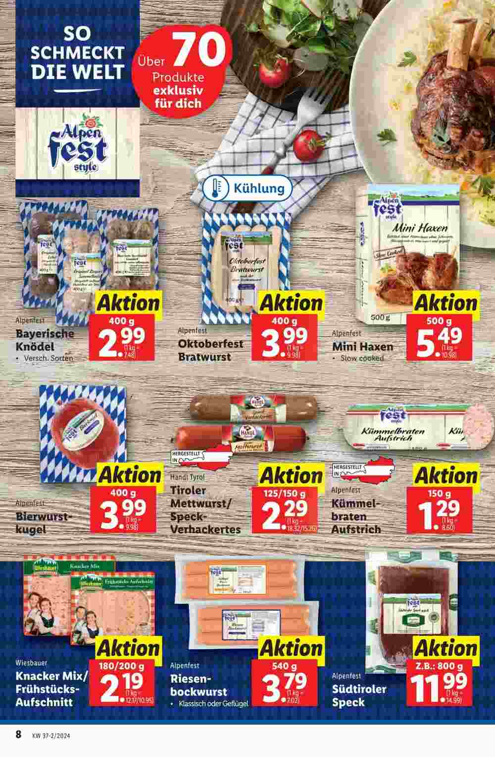 Lidl Flugblatt (ab 12.09.2024) - Angebote und Prospekt - Seite 8