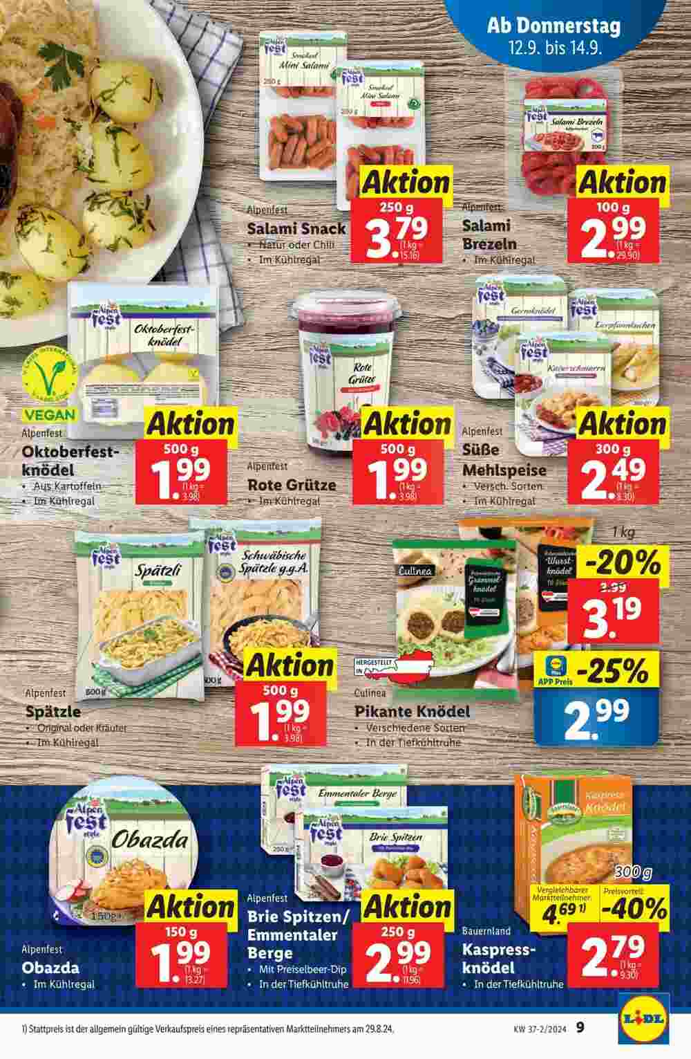 Lidl Flugblatt (ab 12.09.2024) - Angebote und Prospekt - Seite 9