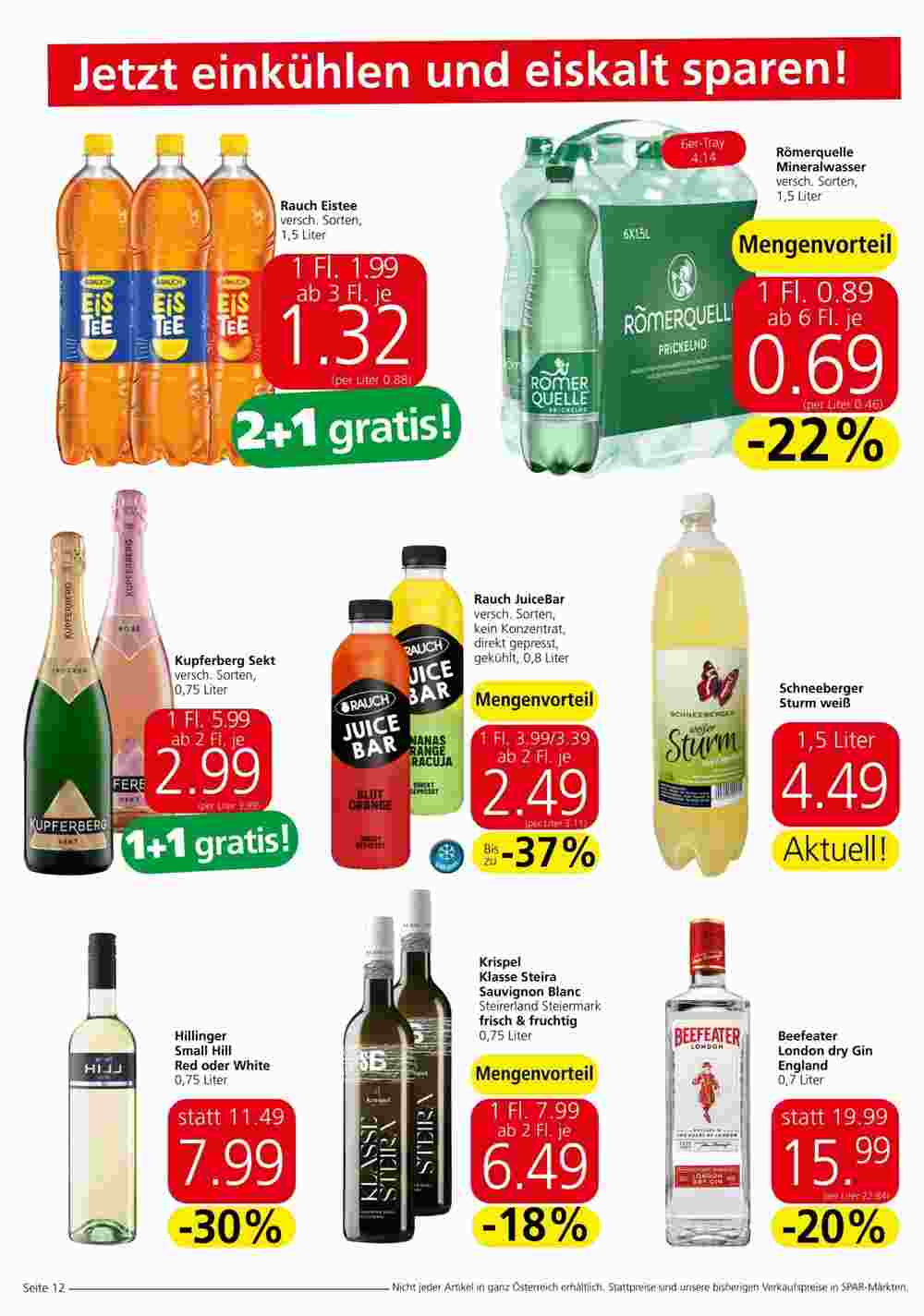 Spar Flugblatt (ab 12.09.2024) - Angebote und Prospekt - Seite 12