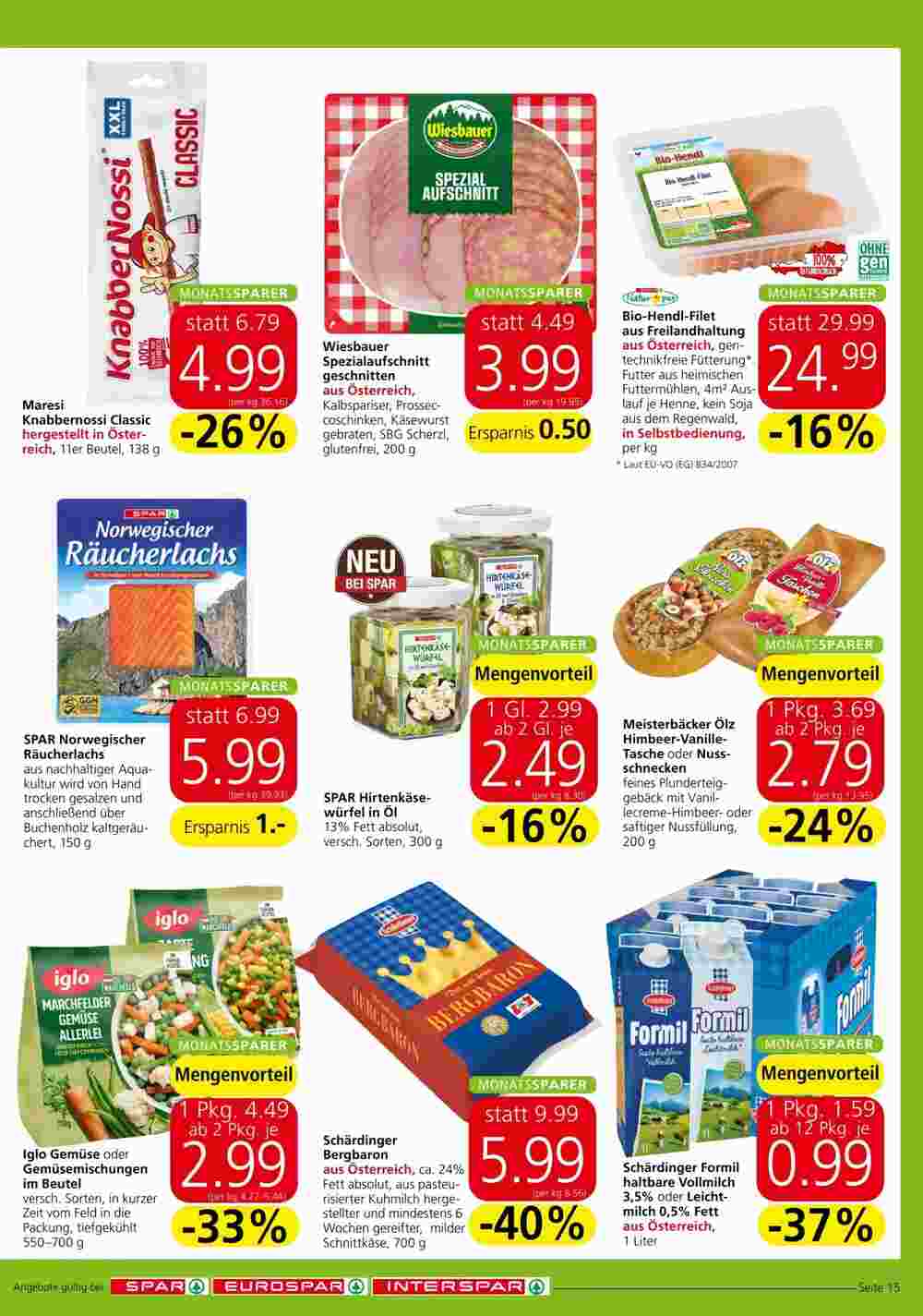 Spar Flugblatt (ab 12.09.2024) - Angebote und Prospekt - Seite 15