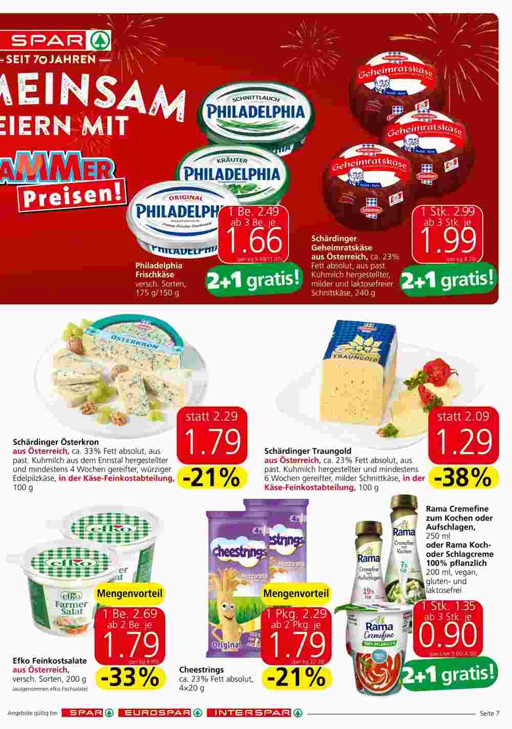 Spar Flugblatt (ab 12.09.2024) - Angebote und Prospekt - Seite 7