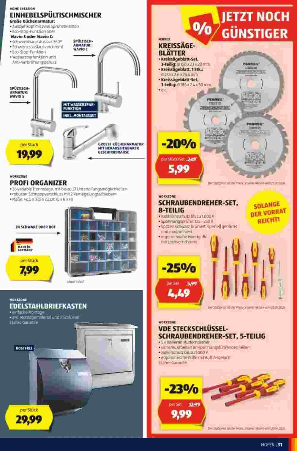 Hofer Flugblatt (ab 13.09.2024) - Angebote und Prospekt - Seite 35