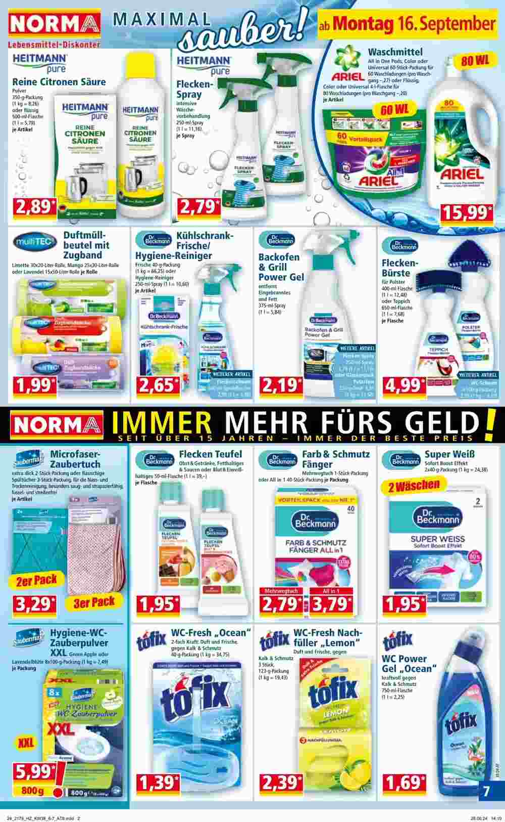 Norma Flugblatt (ab 16.09.2024) - Angebote und Prospekt - Seite 7