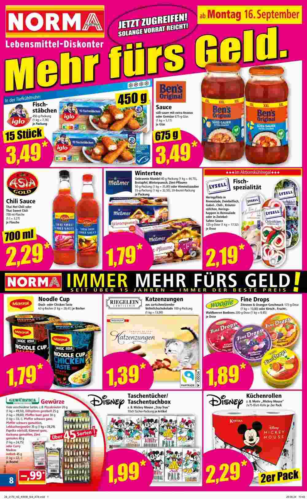 Norma Flugblatt (ab 16.09.2024) - Angebote und Prospekt - Seite 8