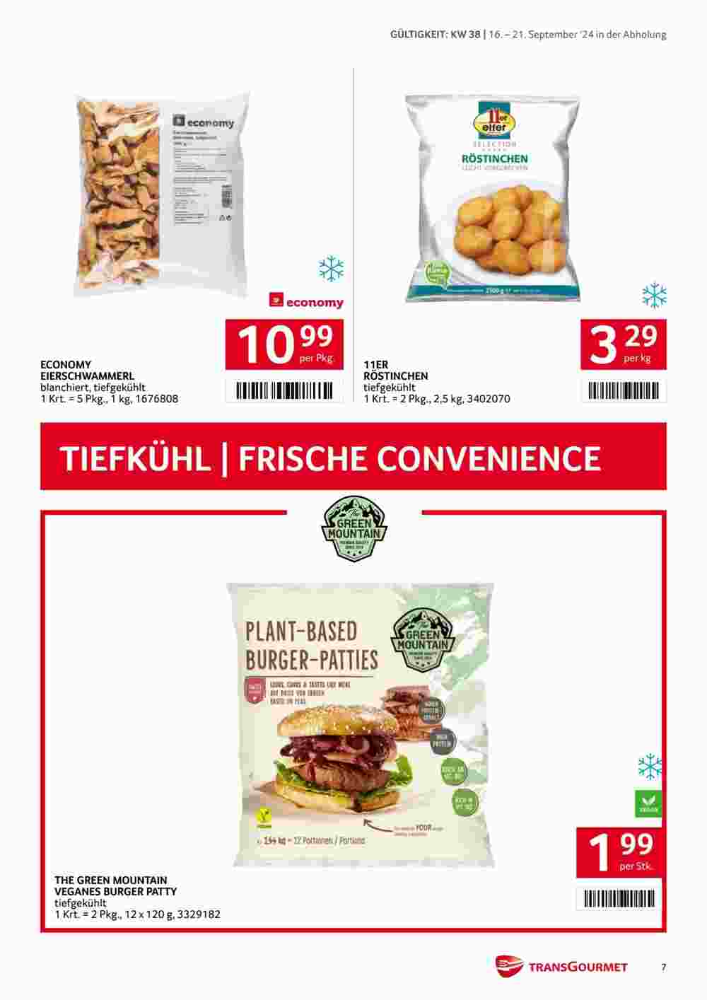 Transgourmet Flugblatt (ab 16.09.2024) - Angebote und Prospekt - Seite 7