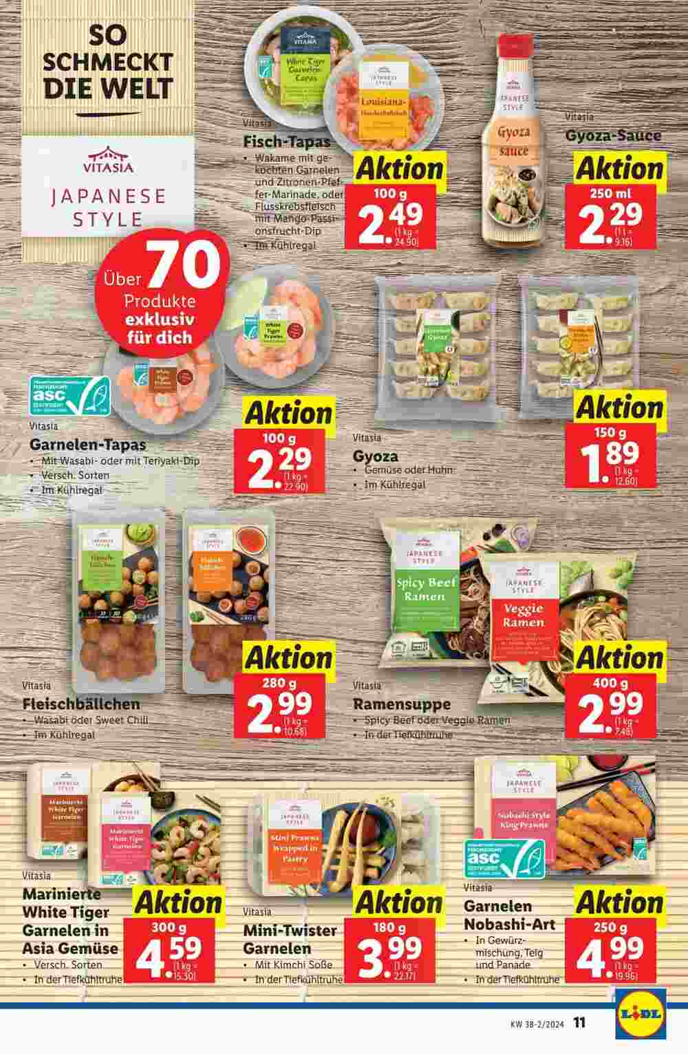 Lidl Flugblatt (ab 19.09.2024) - Angebote und Prospekt - Seite 11