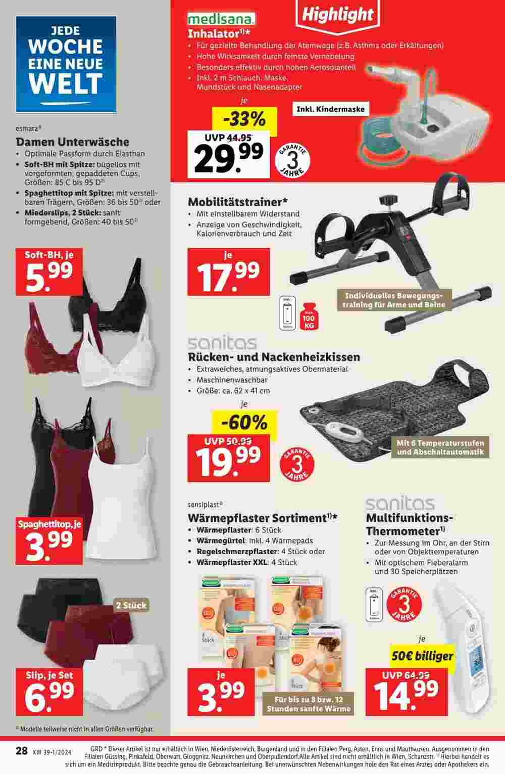 Lidl Flugblatt (ab 19.09.2024) - Angebote und Prospekt - Seite 32