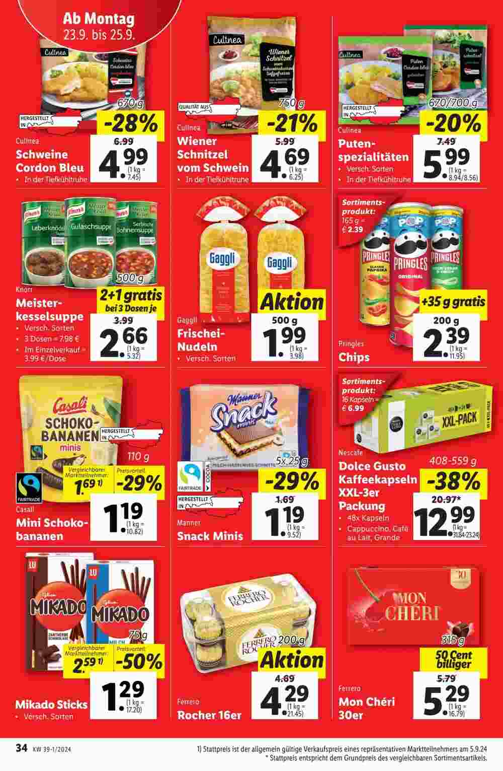 Lidl Flugblatt (ab 19.09.2024) - Angebote und Prospekt - Seite 38