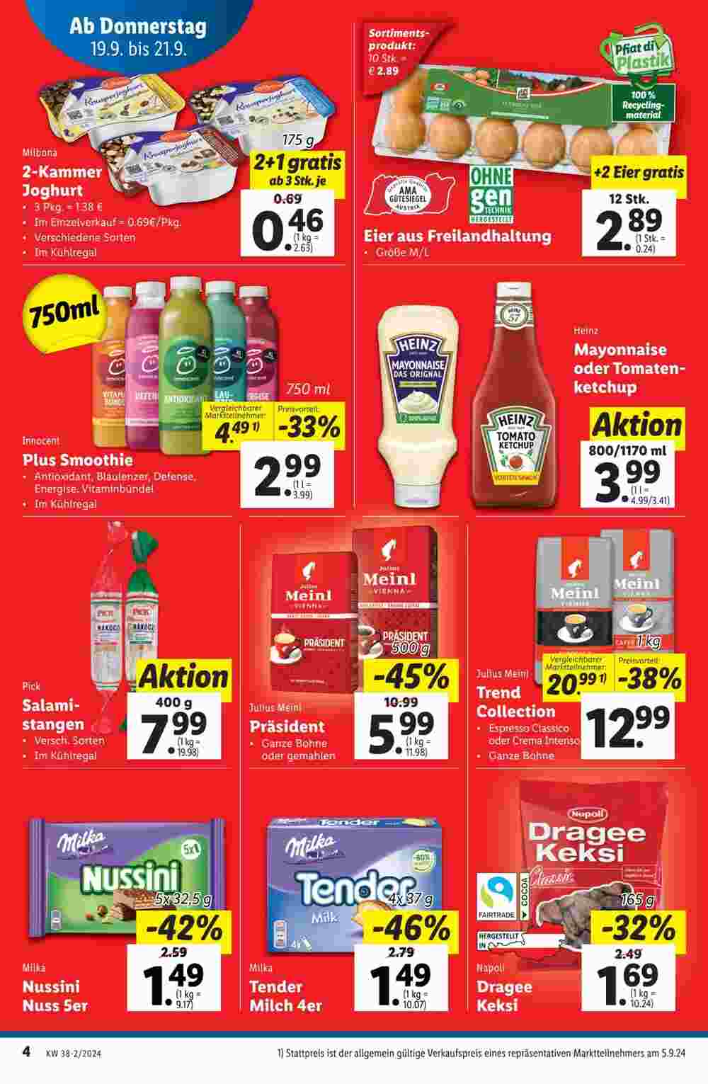 Lidl Flugblatt (ab 19.09.2024) - Angebote und Prospekt - Seite 4