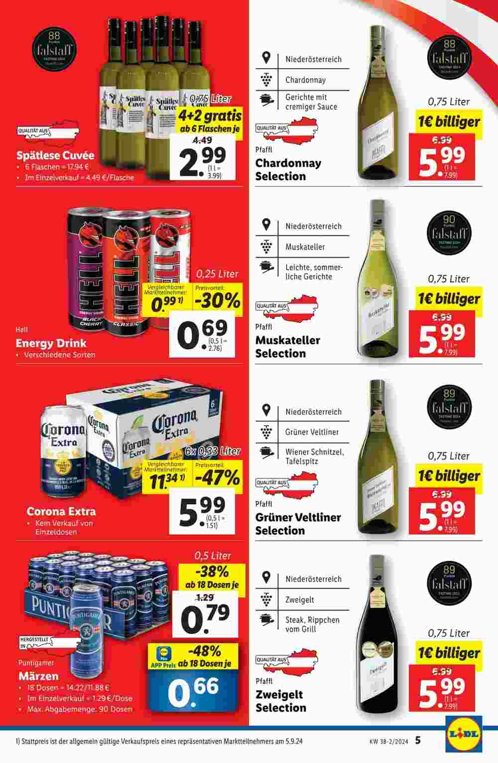 Lidl Flugblatt (ab 19.09.2024) - Angebote und Prospekt - Seite 5