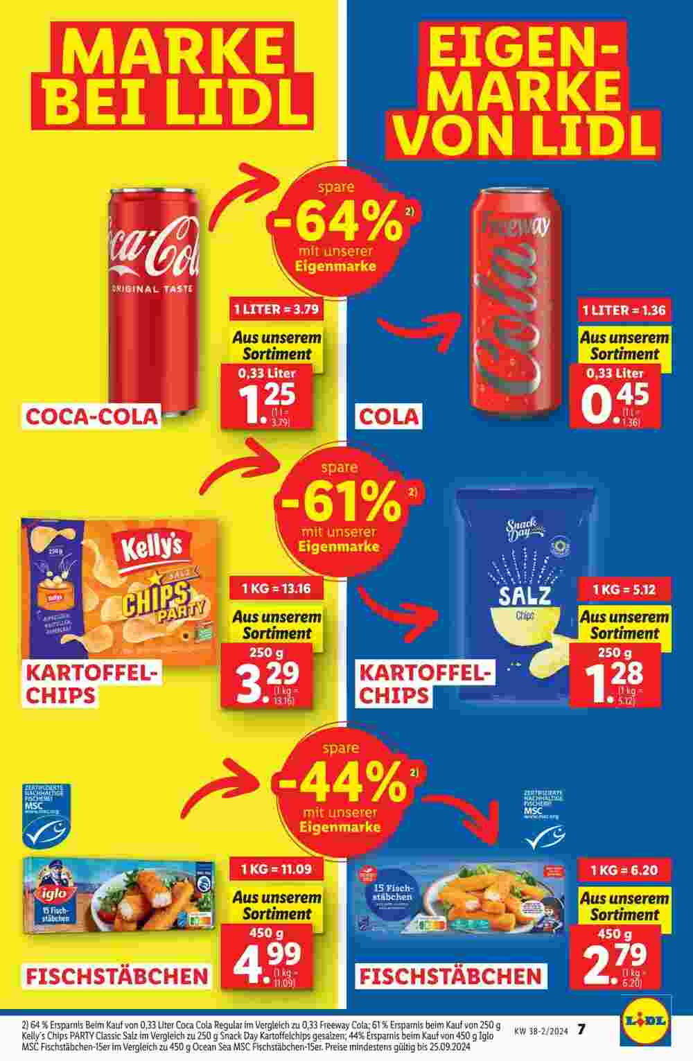 Lidl Flugblatt (ab 19.09.2024) - Angebote und Prospekt - Seite 7