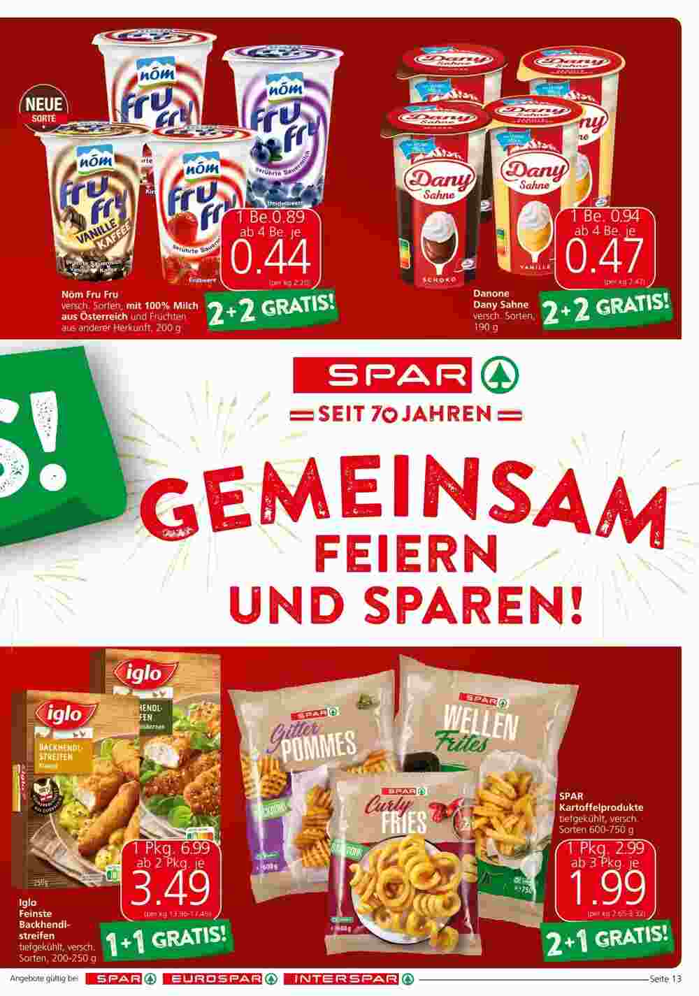 Spar Flugblatt (ab 19.09.2024) - Angebote und Prospekt - Seite 13