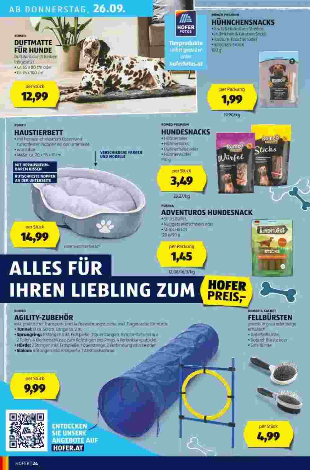 Hofer Flugblatt (ab 20.09.2024) - Angebote und Prospekt - Seite 26