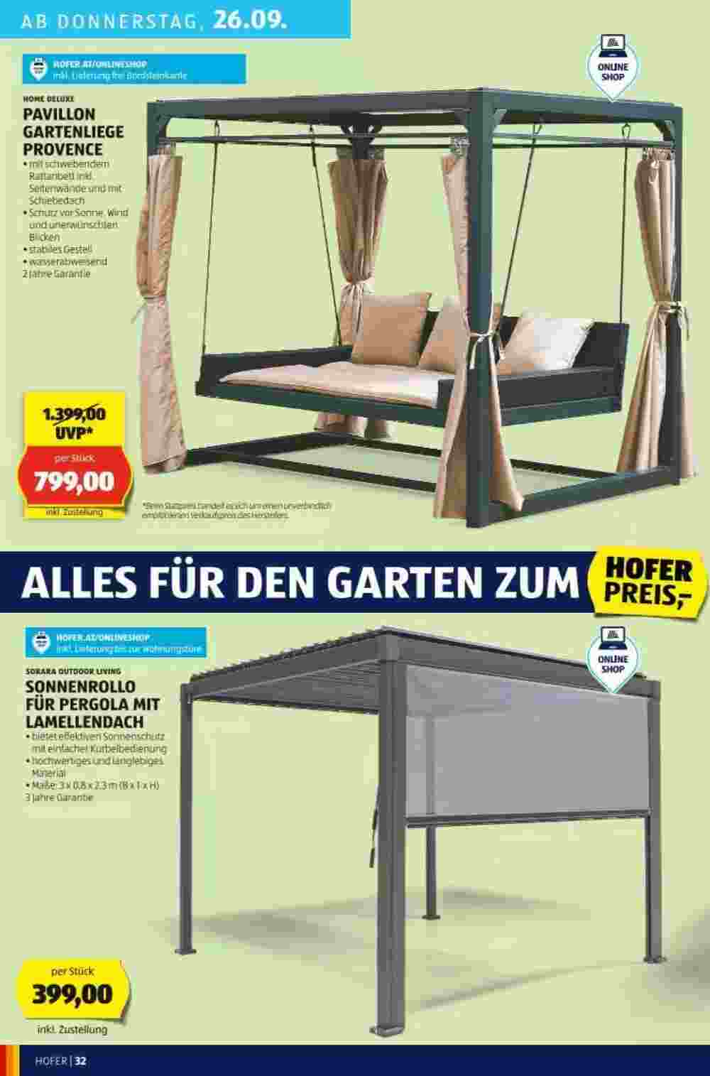 Hofer Flugblatt (ab 20.09.2024) - Angebote und Prospekt - Seite 34