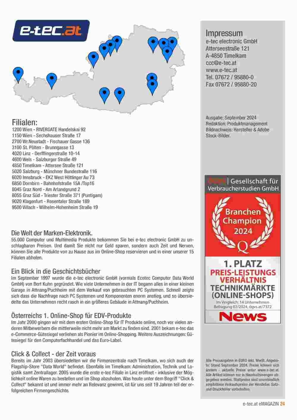 e-tec Flugblatt (ab 20.09.2024) - Angebote und Prospekt - Seite 24