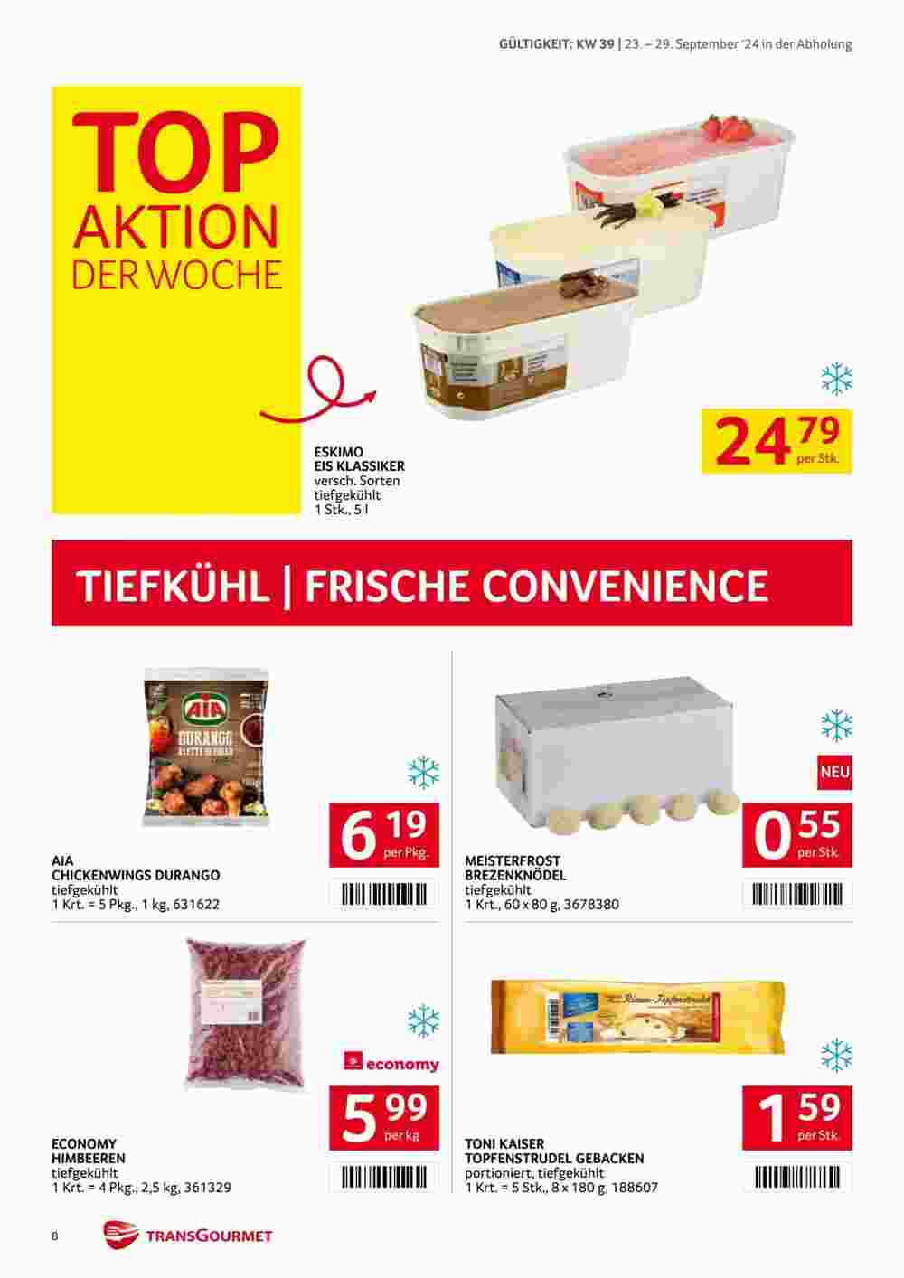 Transgourmet Flugblatt (ab 23.09.2024) - Angebote und Prospekt - Seite 8