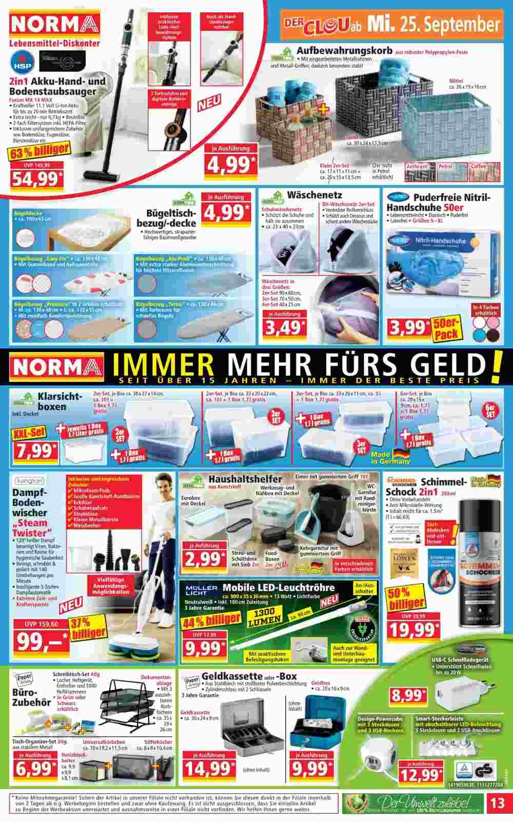 Norma Flugblatt (ab 23.09.2024) - Angebote und Prospekt - Seite 13