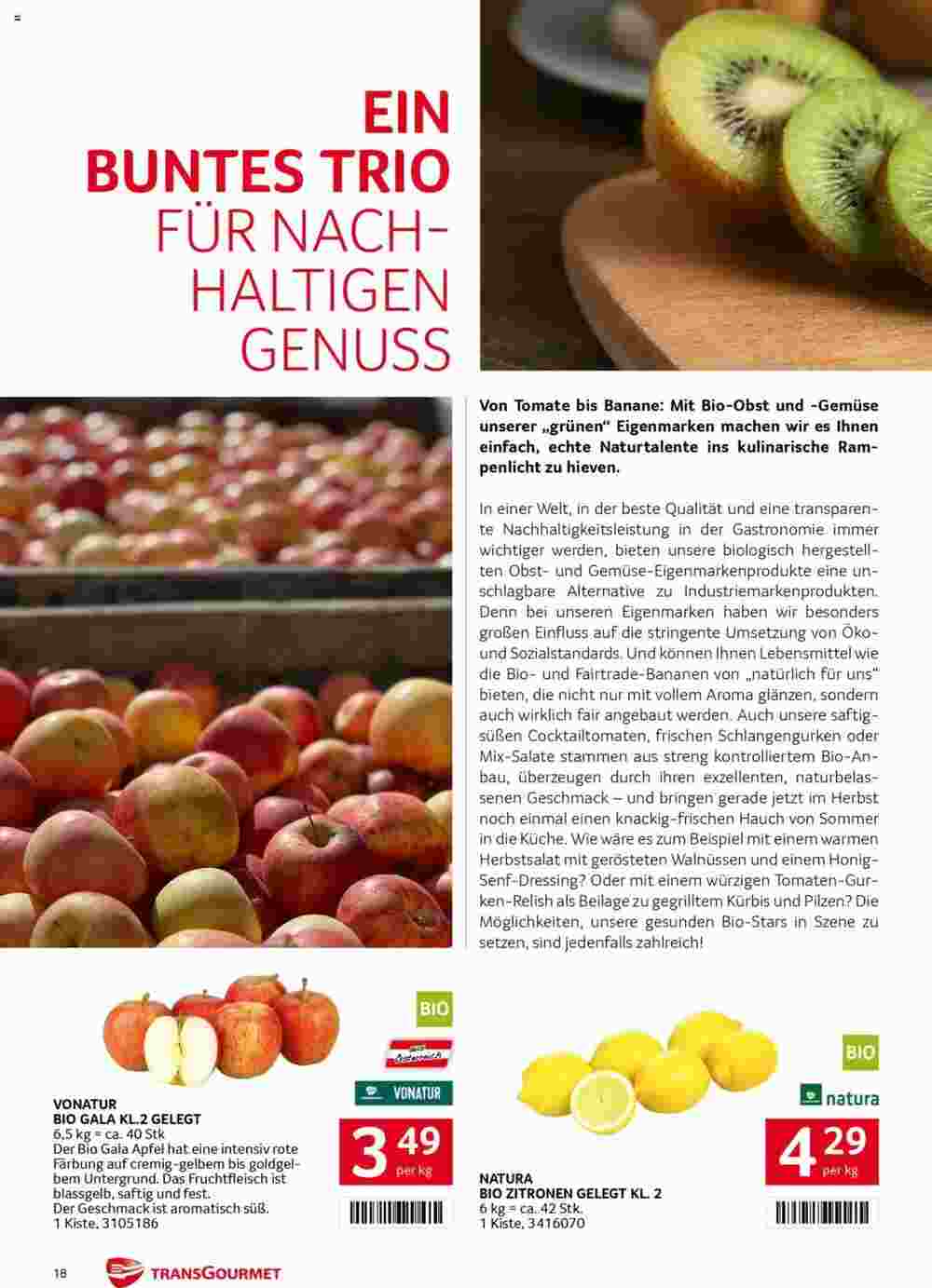 Transgourmet Flugblatt (ab 23.09.2024) - Angebote und Prospekt - Seite 18