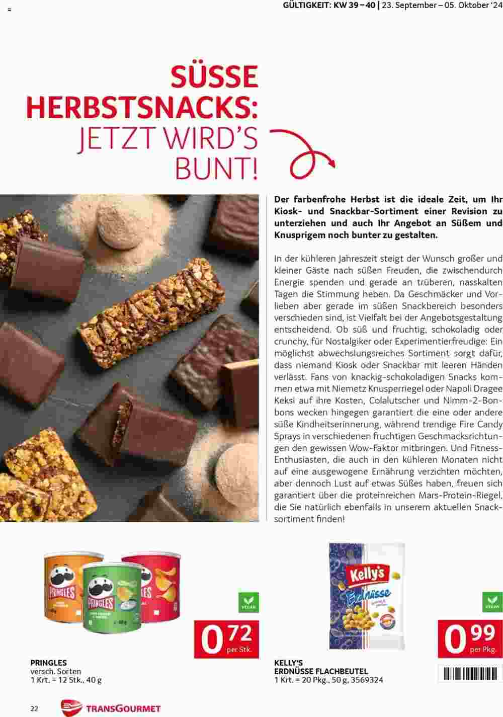 Transgourmet Flugblatt (ab 23.09.2024) - Angebote und Prospekt - Seite 22