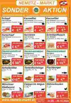 Nemetz Markt Flugblatt (ab 24.09.2024) - Angebote und Prospekt