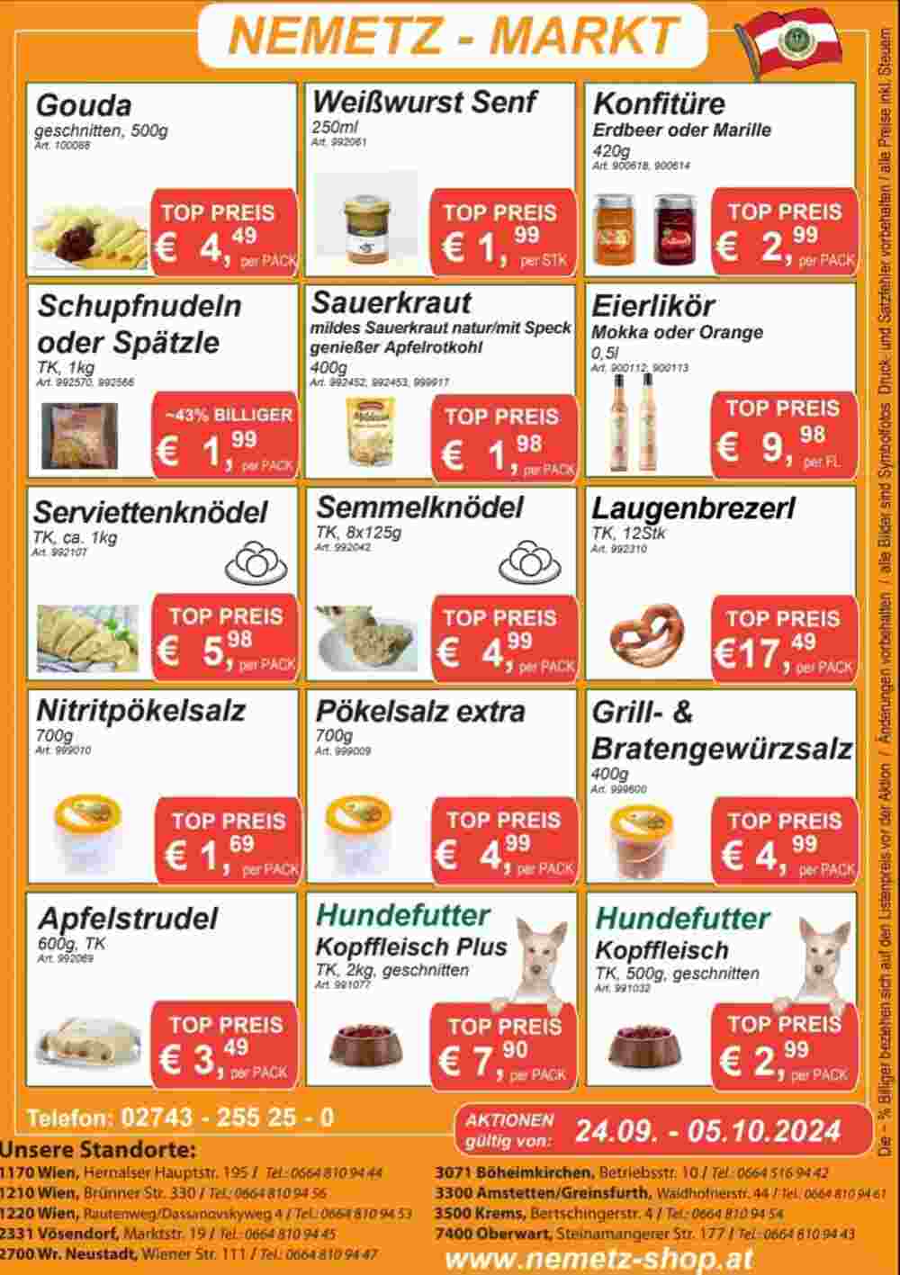 Nemetz Markt Flugblatt (ab 24.09.2024) - Angebote und Prospekt - Seite 2