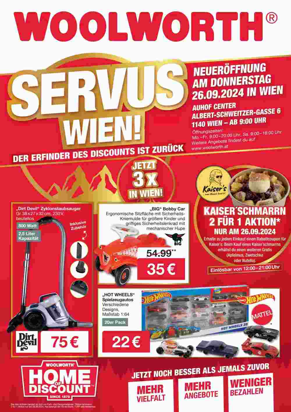 Woolworth Flugblatt (ab 26.09.2024) - Angebote und Prospekt - Seite 1