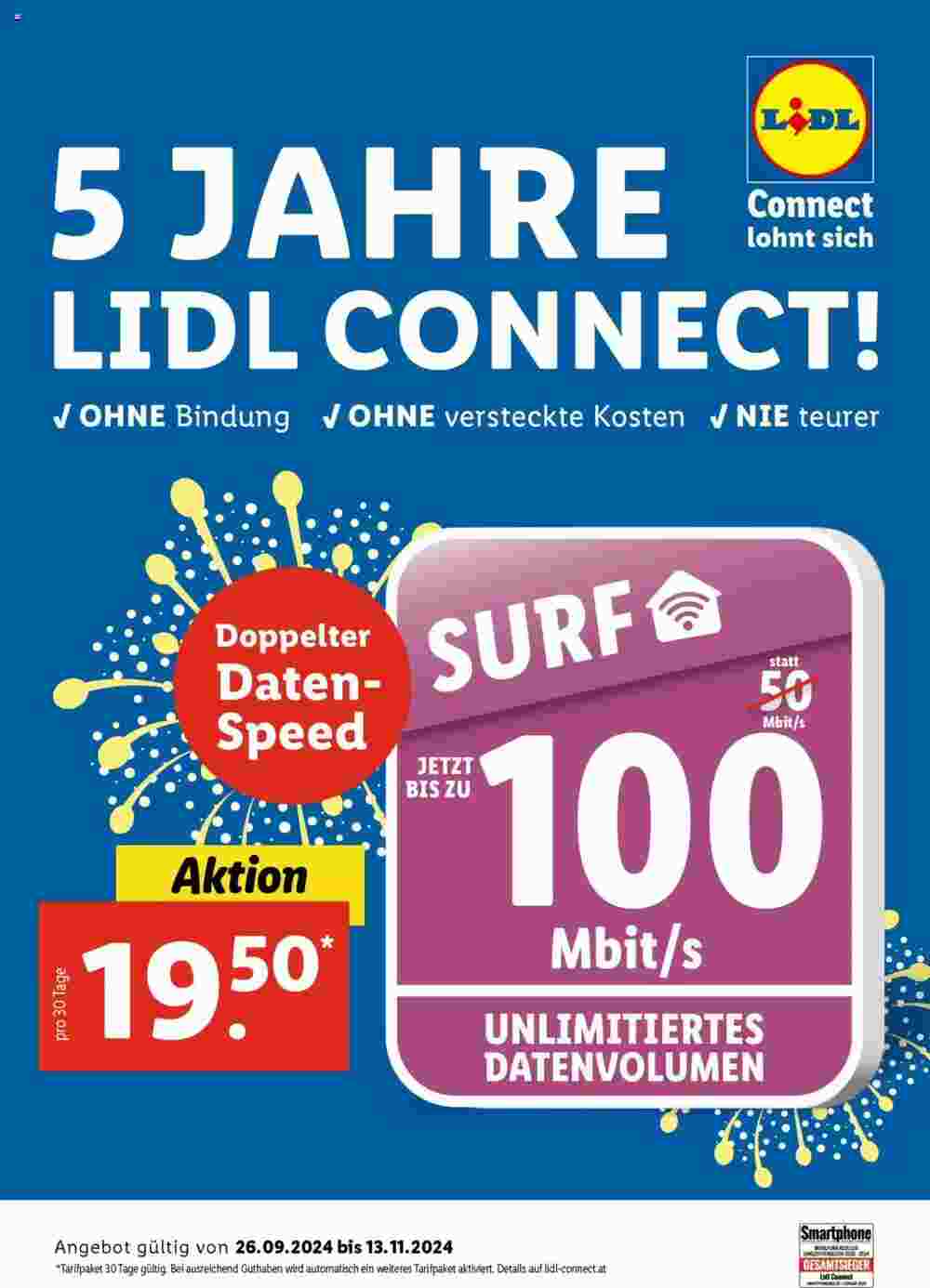 Lidl Flugblatt (ab 26.09.2024) - Angebote und Prospekt - Seite 1