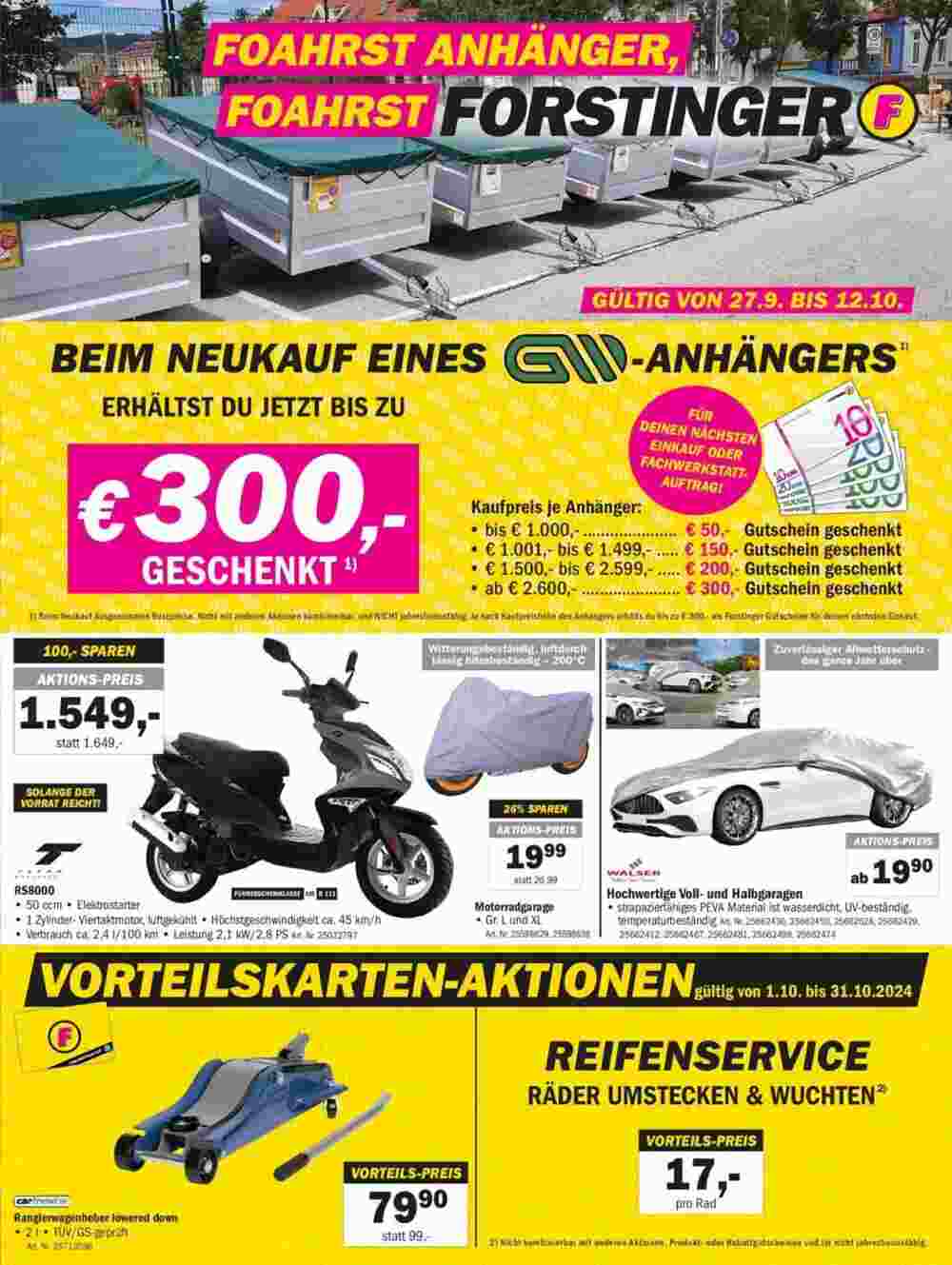 Forstinger Flugblatt (ab 27.09.2024) - Angebote und Prospekt - Seite 2