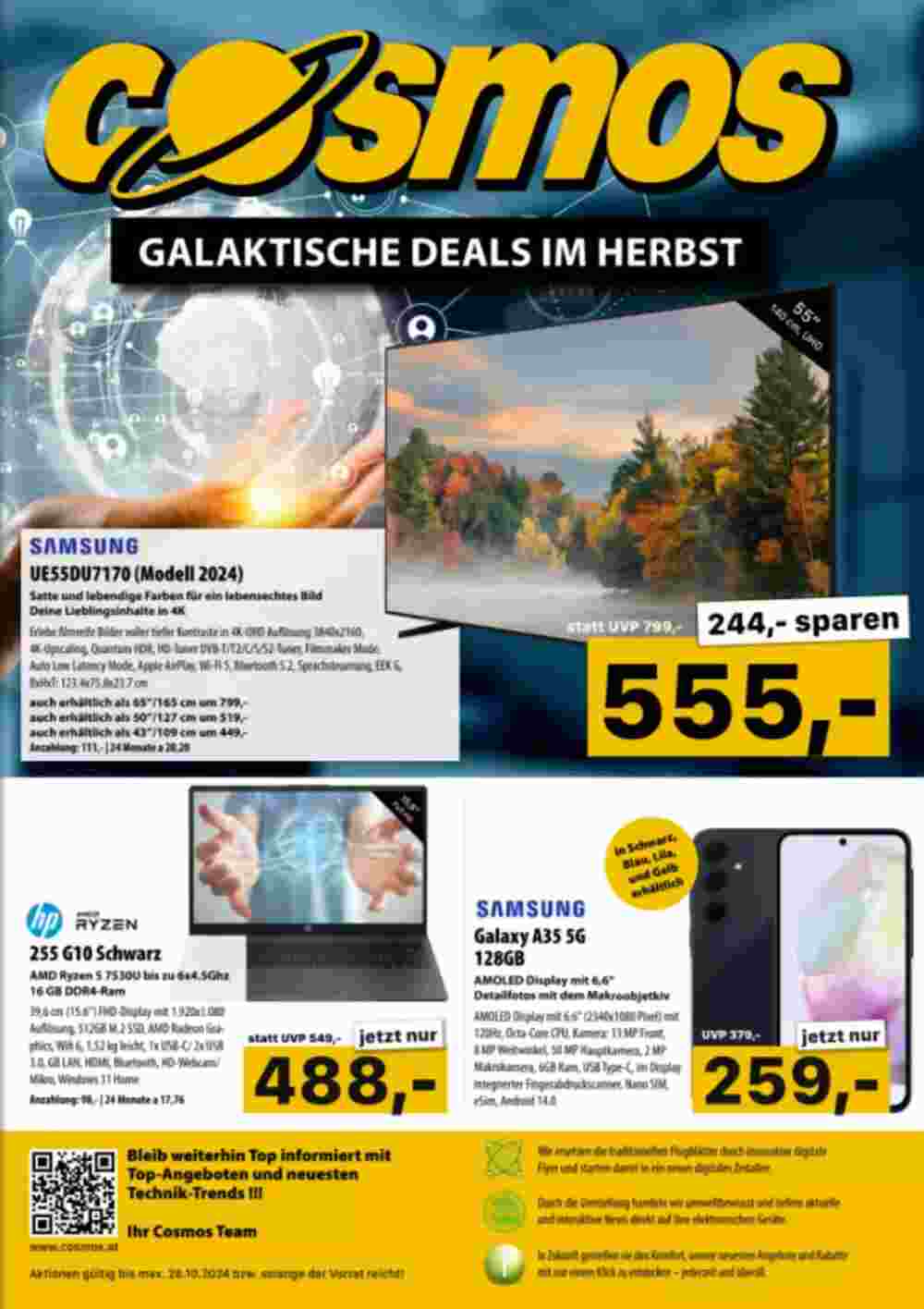 Cosmos Flugblatt (ab 02.10.2024) - Angebote und Prospekt - Seite 1