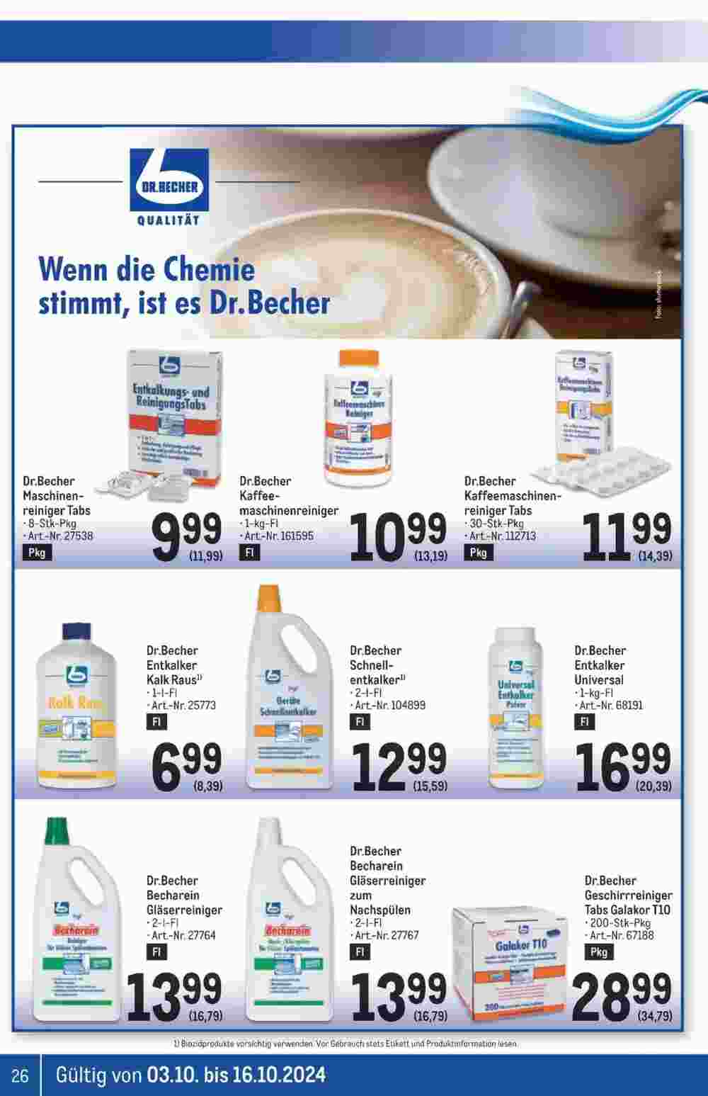 Metro Flugblatt (ab 03.10.2024) - Angebote und Prospekt - Seite 26