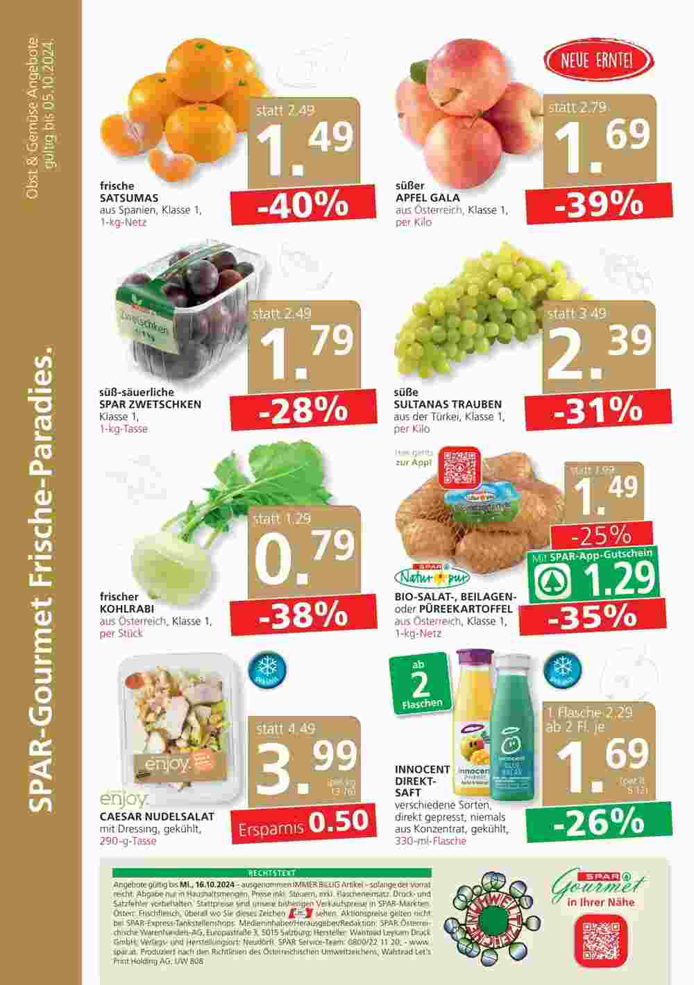 SPAR Gourmet Flugblatt (ab 03.10.2024) - Angebote und Prospekt - Seite 12