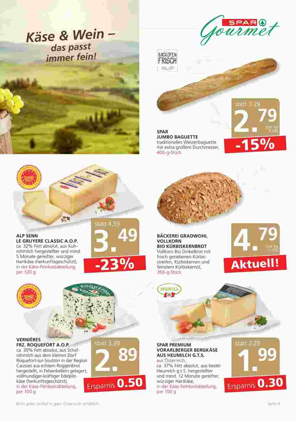 SPAR Gourmet Flugblatt (ab 03.10.2024) - Angebote und Prospekt - Seite 9