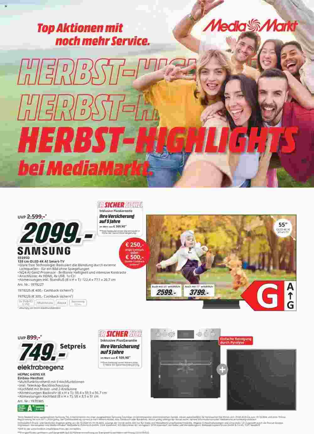 Media Markt Flugblatt (ab 06.10.2024) - Angebote und Prospekt - Seite 1