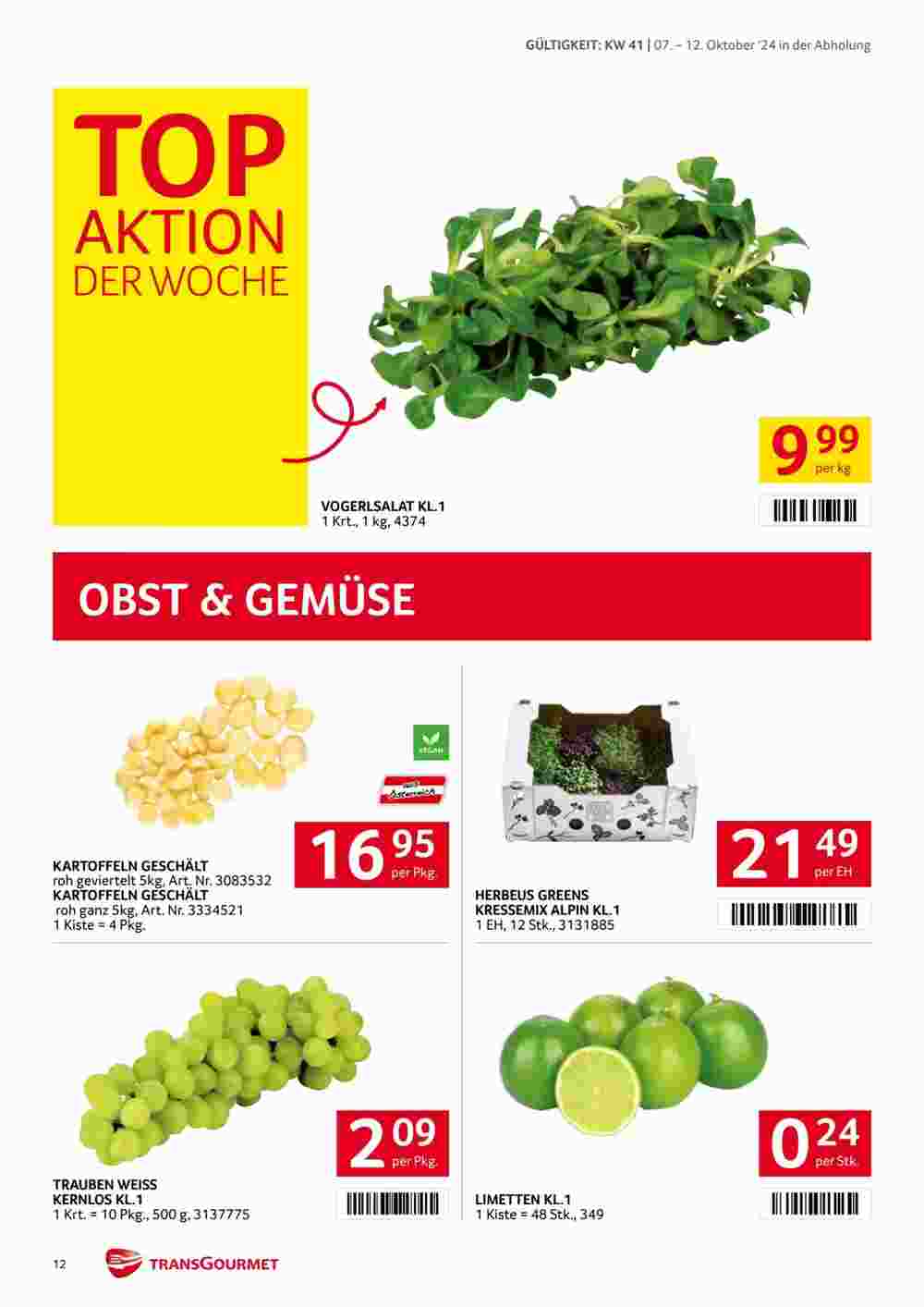 Transgourmet Flugblatt (ab 07.10.2024) - Angebote und Prospekt - Seite 11