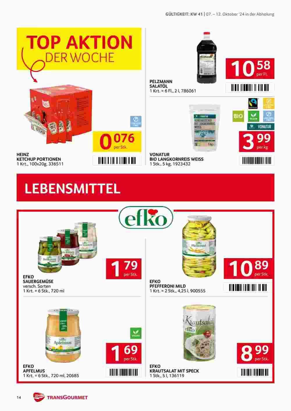 Transgourmet Flugblatt (ab 07.10.2024) - Angebote und Prospekt - Seite 12