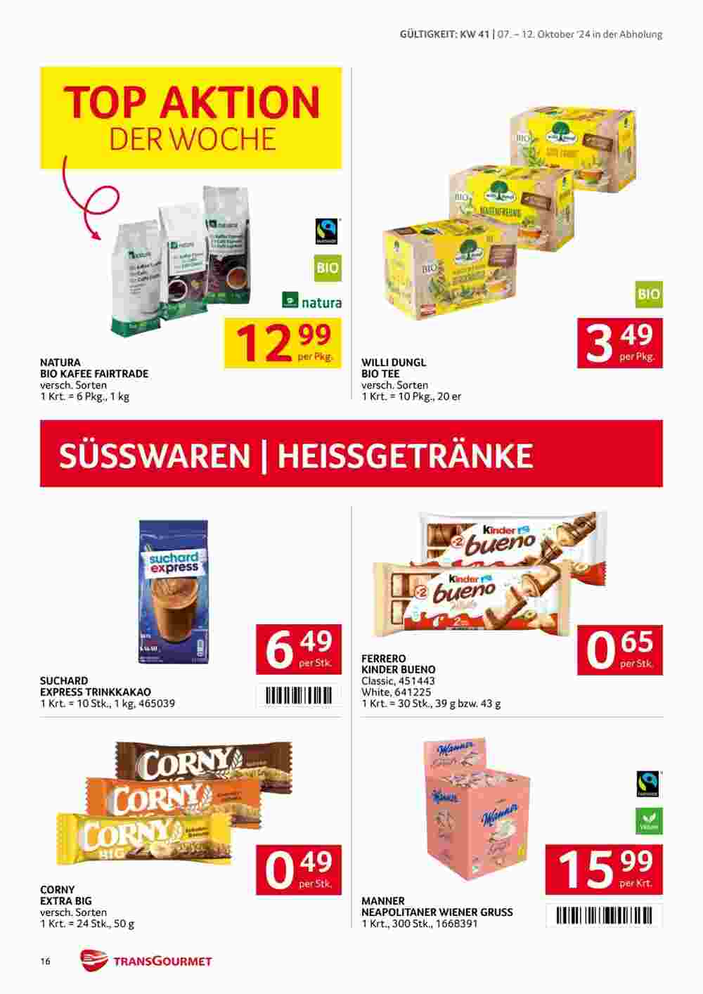 Transgourmet Flugblatt (ab 07.10.2024) - Angebote und Prospekt - Seite 14