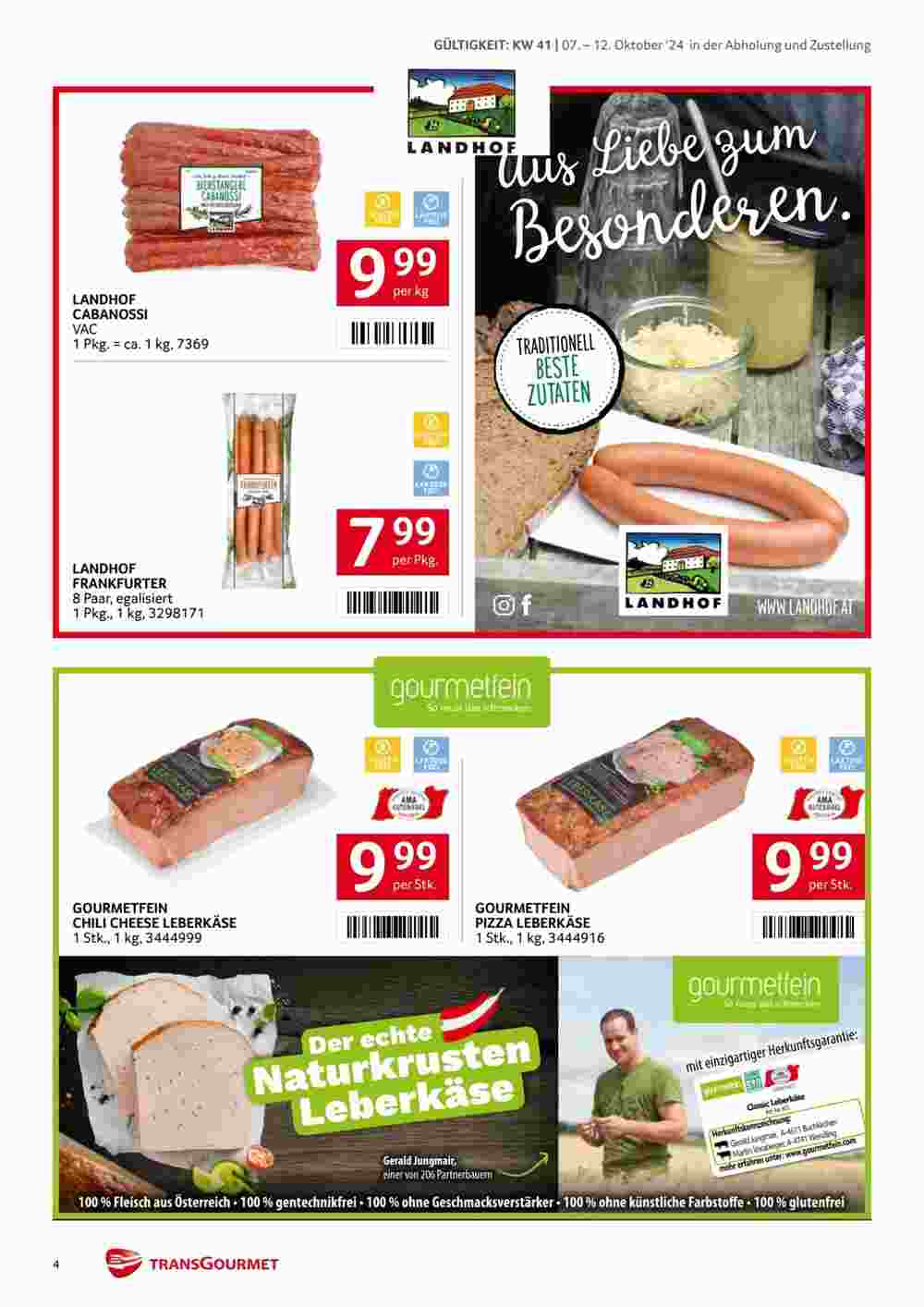 Transgourmet Flugblatt (ab 07.10.2024) - Angebote und Prospekt - Seite 4