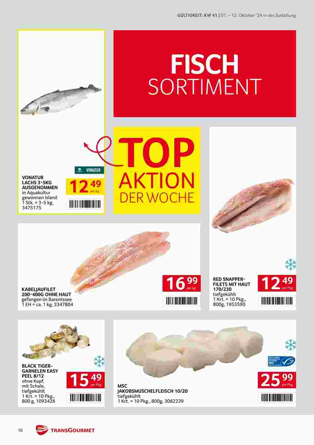 Transgourmet Flugblatt (ab 07.10.2024) - Angebote und Prospekt - Seite 10