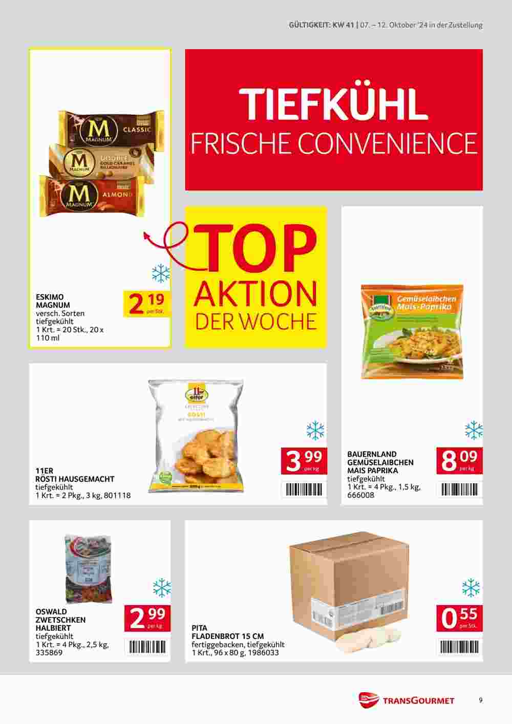 Transgourmet Flugblatt (ab 07.10.2024) - Angebote und Prospekt - Seite 9