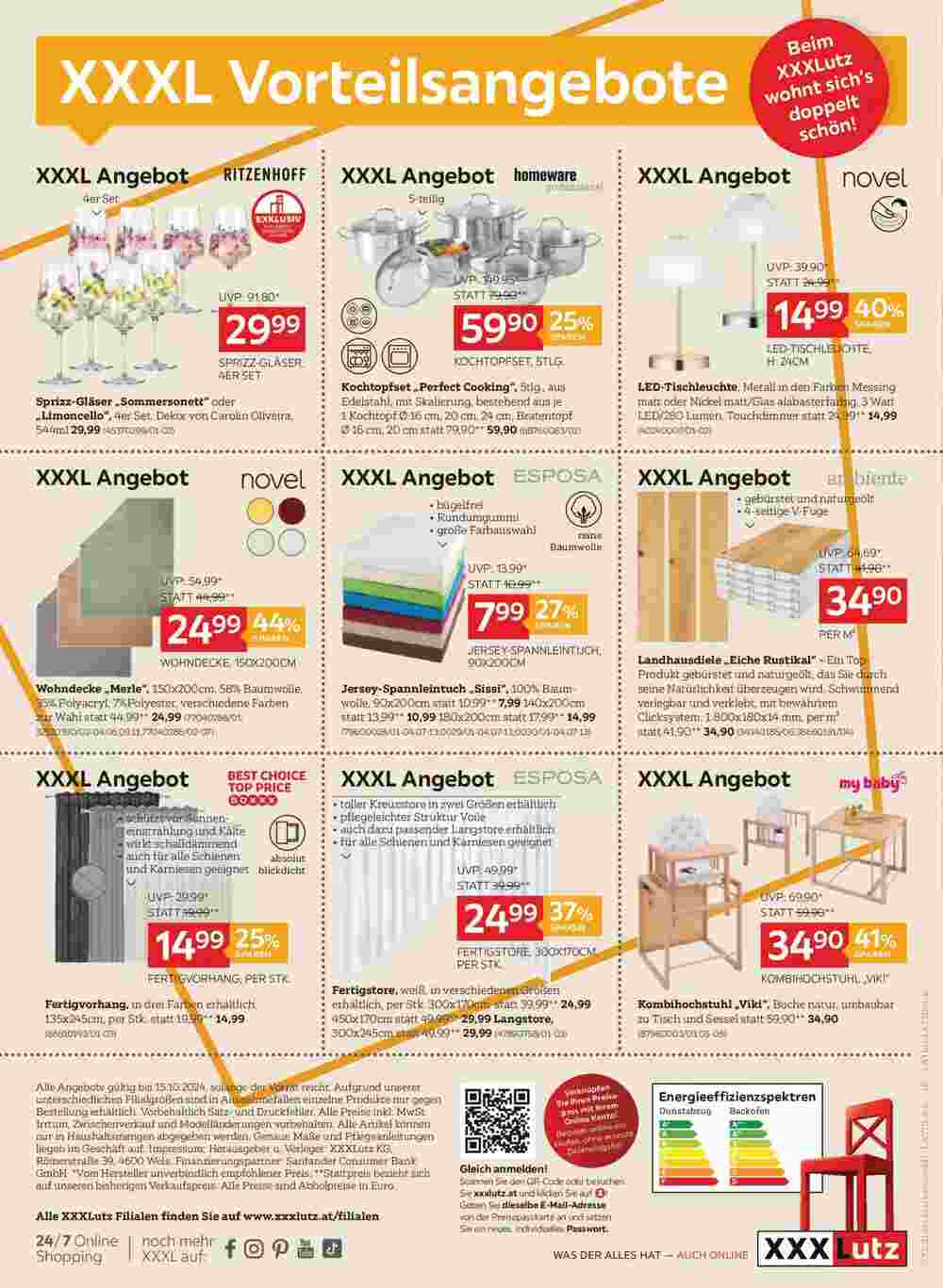 XXXLutz Flugblatt (ab 07.10.2024) - Angebote und Prospekt - Seite 16