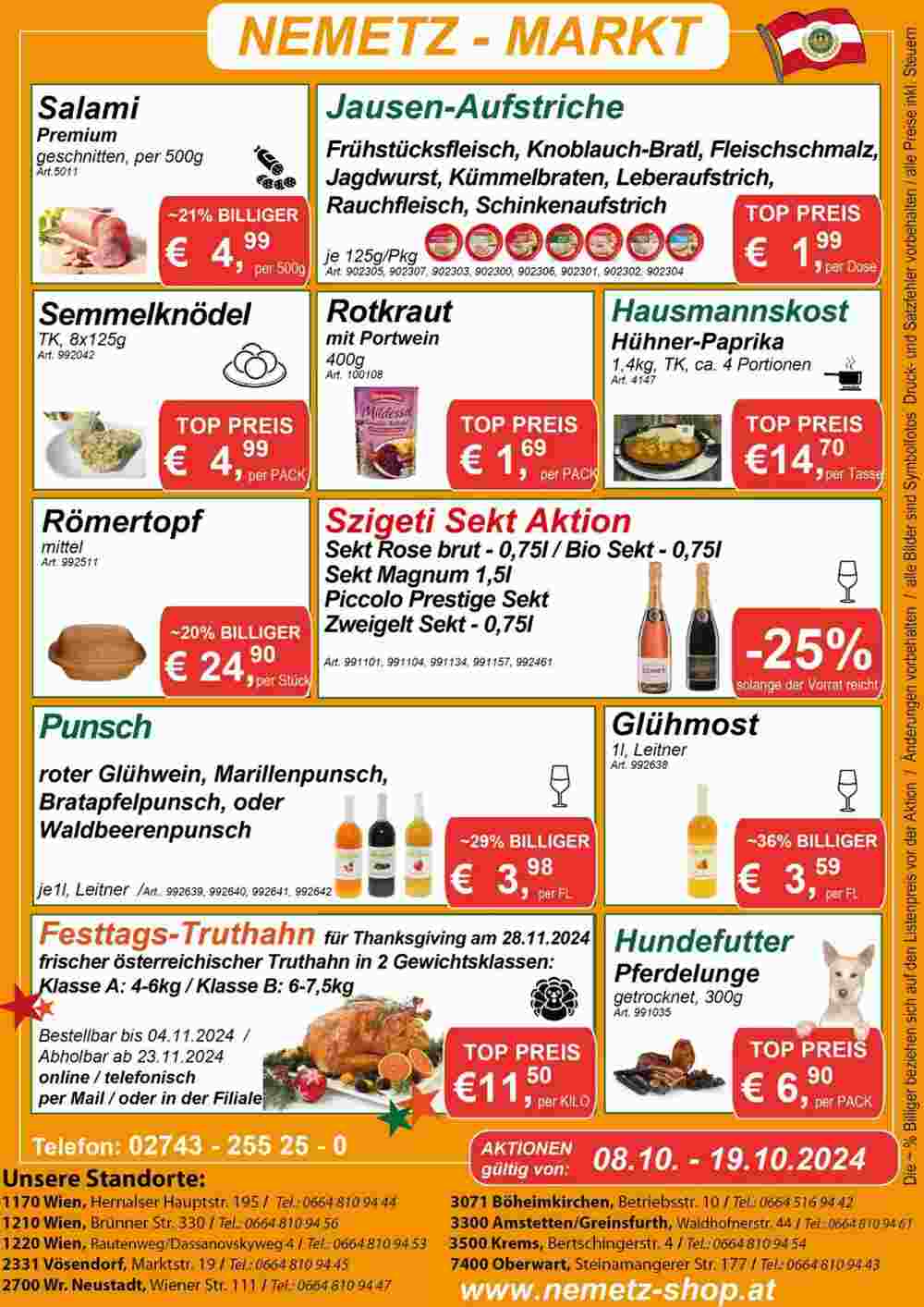 Nemetz Markt Flugblatt (ab 08.10.2024) - Angebote und Prospekt - Seite 2