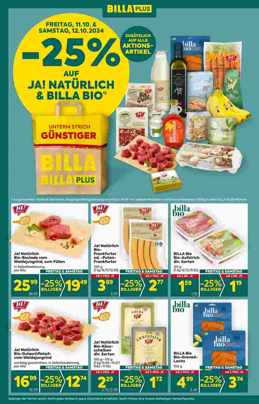 Billa Flugblatt (ab 10.10.2024) - Angebote und Prospekt - Seite 2