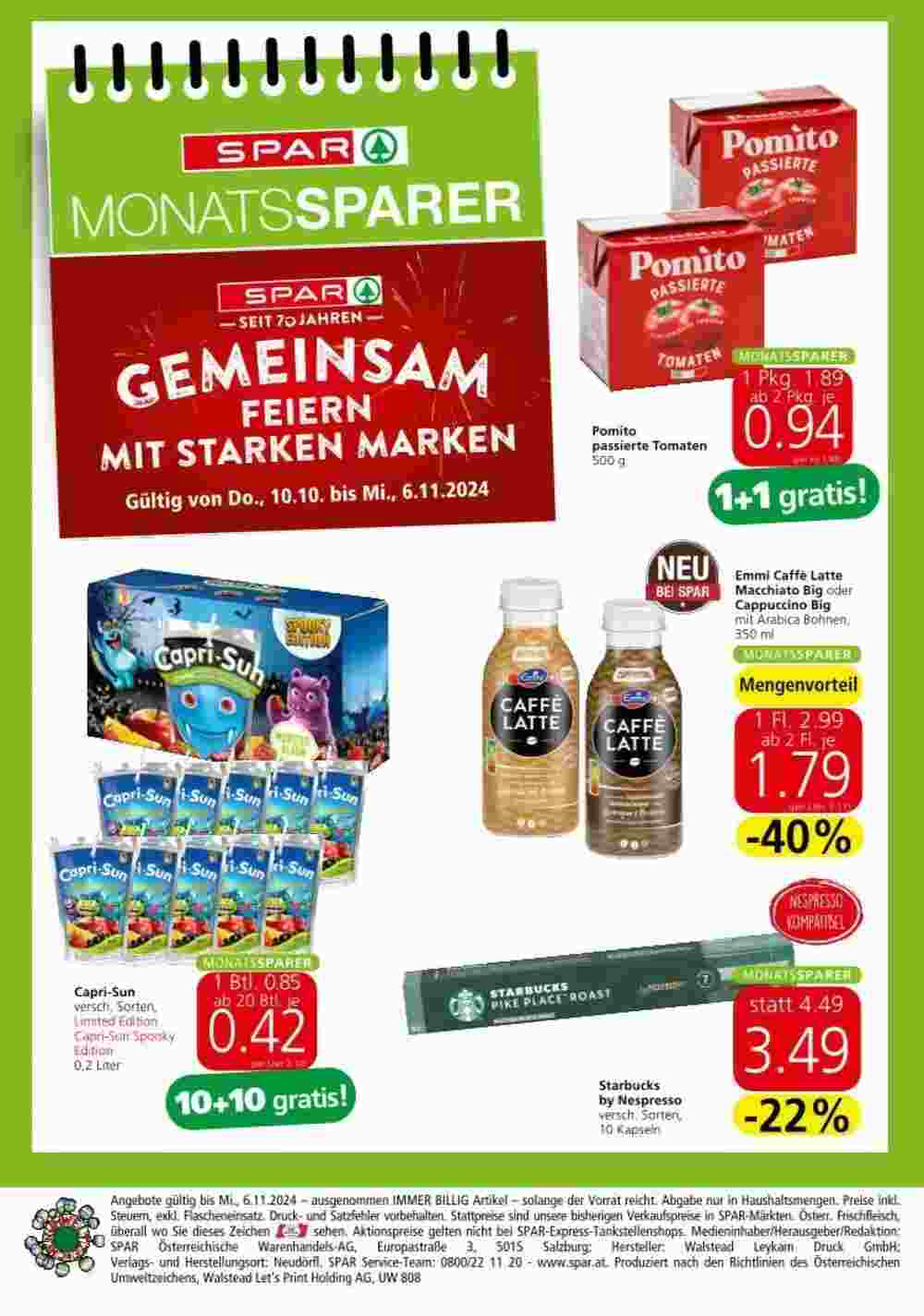 Eurospar Flugblatt (ab 10.10.2024) - Angebote und Prospekt - Seite 4